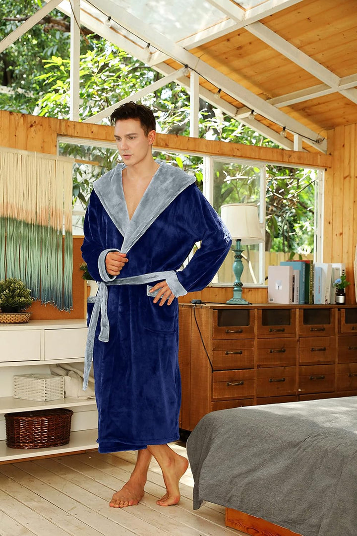 Luxuriöser Herren Winter Bademantel, für den anspruchsvollen Mann.
