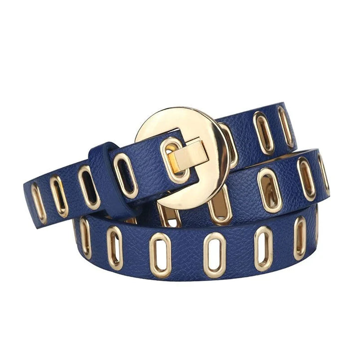 Verstellbarer Unisex Gürtel im Grunge-Punk-Stil, ein cooles Mode-Accessoire für jeden Tag.