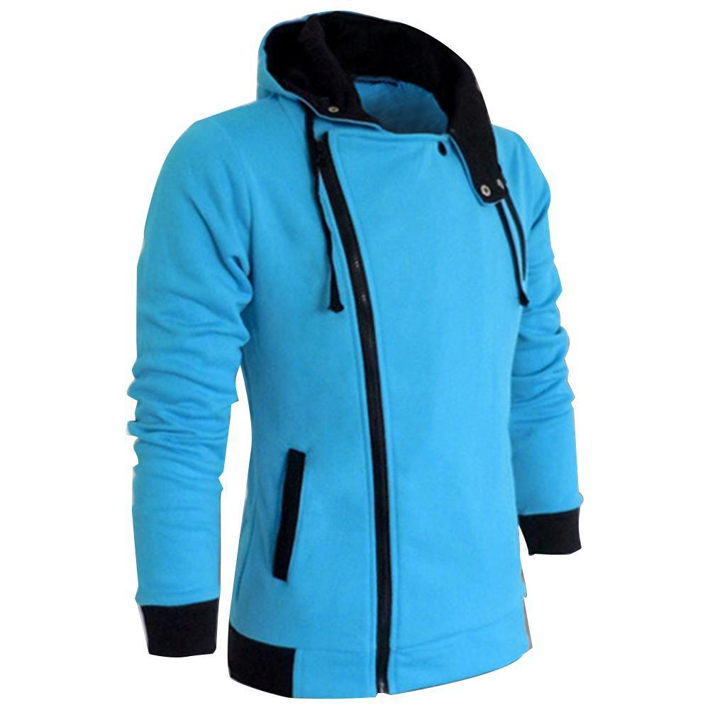 Stilvolle Herren-Herbstjacke mit Kapuze, moderne Männerkleidung für kühle Tage & Freizeit.
