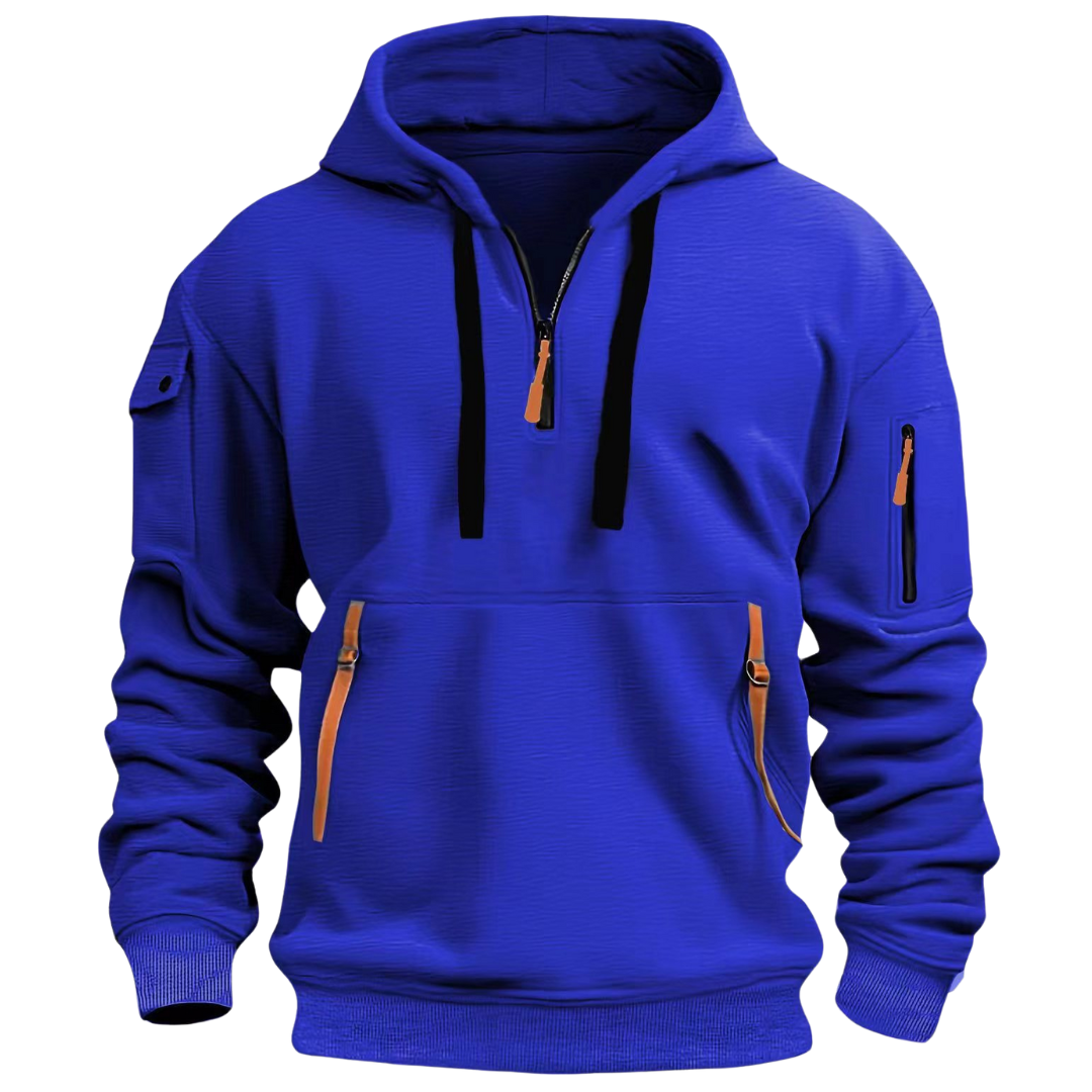 Hochwertiger Herren-Hoodie für höchsten Tragekomfort. Ideal für Freizeit und entspannte Outdoor-Aktivitäten.