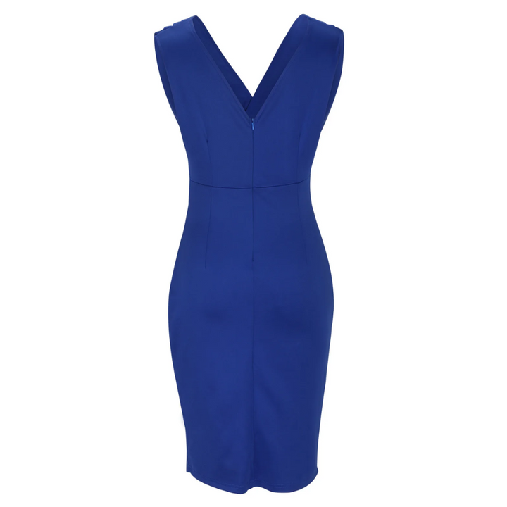 Damenkleid für Partys, figurbetont und elegant. Stilvolles Cocktailkleid für den Sommer.