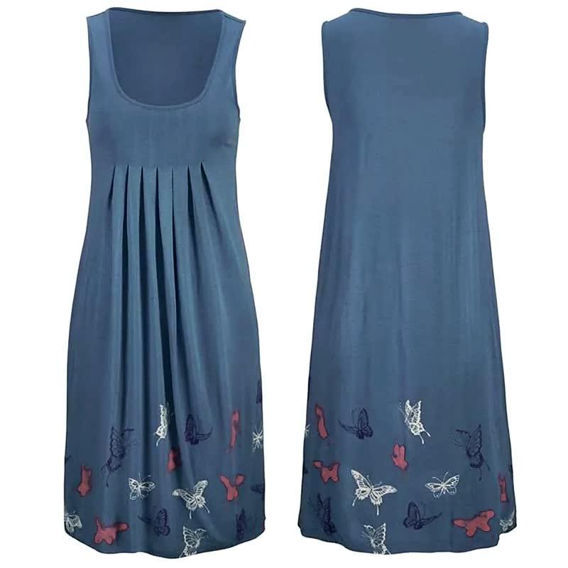 Stilvolles Damenkleid, luftig & leicht. Das ideale Sommerkleid für heiße Tage 2025.