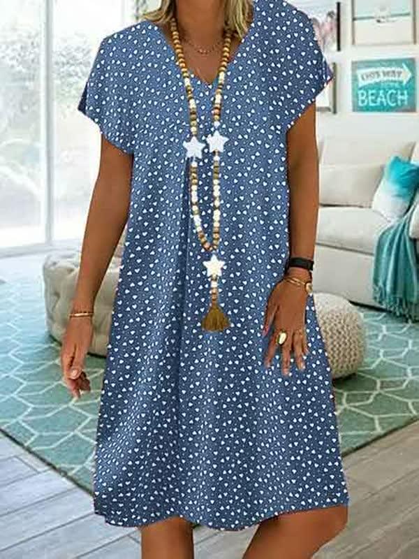 Vielseitiges, elegantes Damen Sommerkleid, tragbar als Freizeit- oder Abendkleid für sommerliche Anlässe.