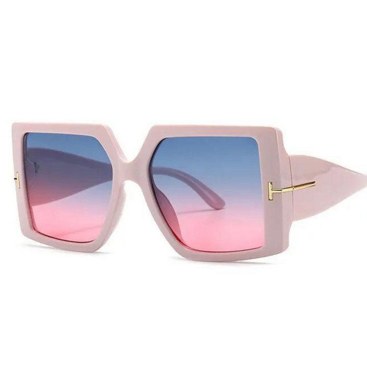 Statement-Sonnenbrille: Übergroße, quadratische Form, unisex, für einen trendigen Fashion-Style im Sommer.