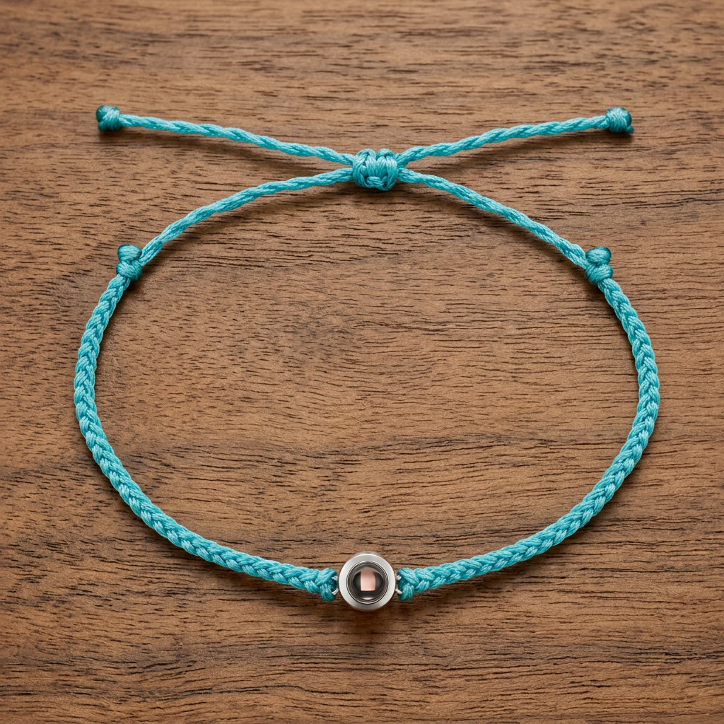 Herzliches Geschenk: Haustier-Fotoarmband mit Projektionsfunktion, ideal für Tierfreunde.