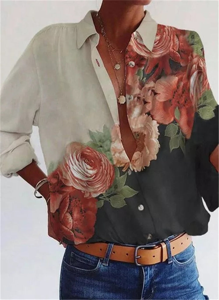 Klassische Damenbluse im eleganten Stil, perfekt als Oberteil für Business & Freizeit. Stilvolle Frühling/Sommer Frauenmode.