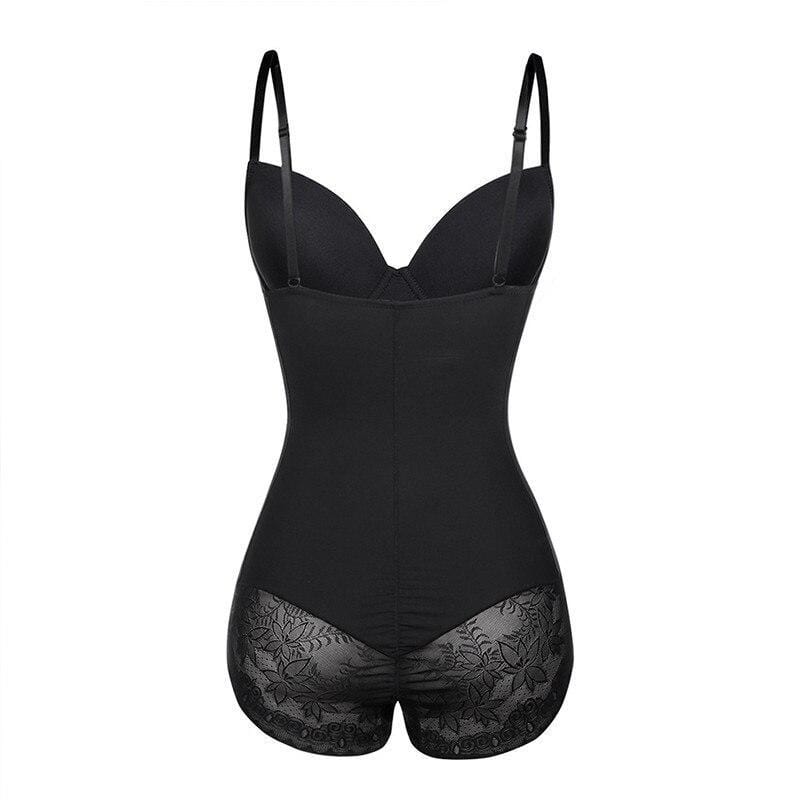 Eleganter Damen Shapewear Body, nahtlos und komfortabel, modelliert eine schlankere Figur für selbstbewusstes Auftreten.