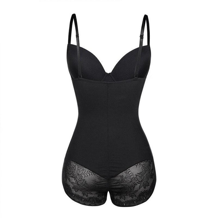 Eleganter Damen Shapewear Body, nahtlos und komfortabel, modelliert eine schlankere Figur für selbstbewusstes Auftreten.