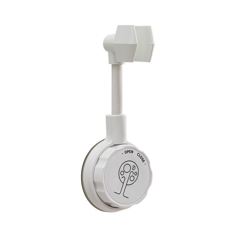 Stabiler, selbstklebender Duschbrause Halter in modernem Design, bohrlos und wasserdicht aus ABS.