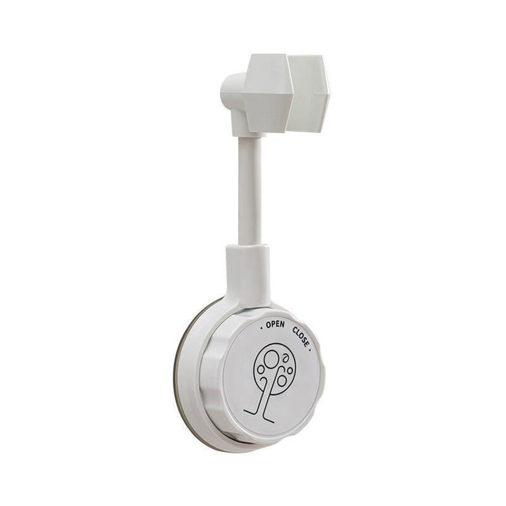 Stabiler, selbstklebender Duschbrause Halter in modernem Design, bohrlos und wasserdicht aus ABS.