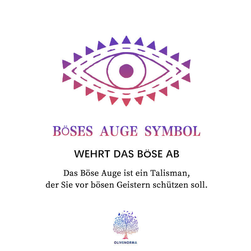 Schmuck für Damen: Ovale Böser Blick Halskette, stilvolles Geschenk mit besonderer Bedeutung.