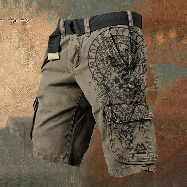 Herren Sport- und Freizeithose in Braun, schnelltrocknend, mit UV-Schutz für Sommer Outdoor-Aktivitäten.
