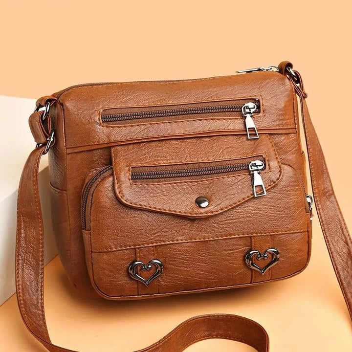 Stilvolle Damen Messenger Tasche mit großem Volumen für den täglichen Gebrauch.