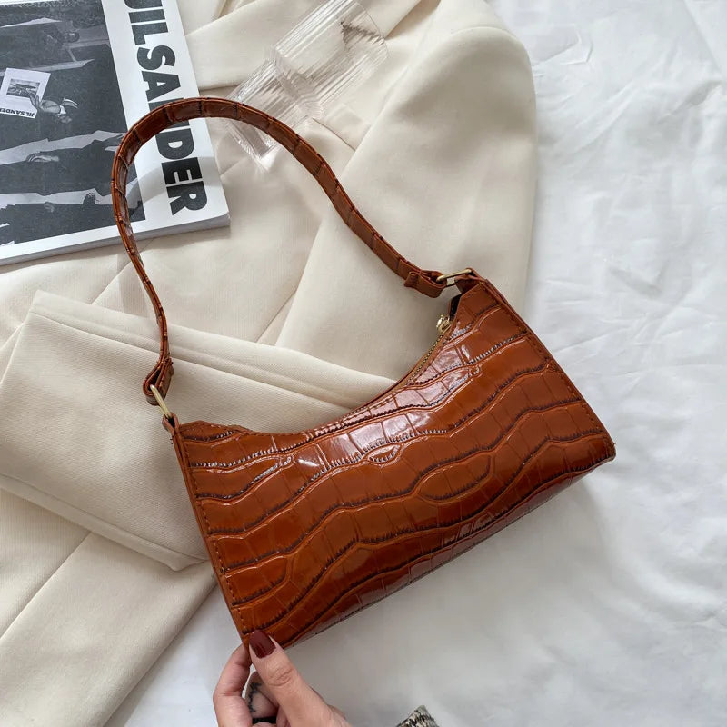 Moderne Retro Handtasche für Damen, praktisch & stilvoll, perfekt als tägliches Accessoire.
