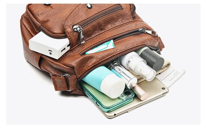 Geräumige Damen Messenger Handtasche in Schwarz, ideal für Büro und Freizeit.