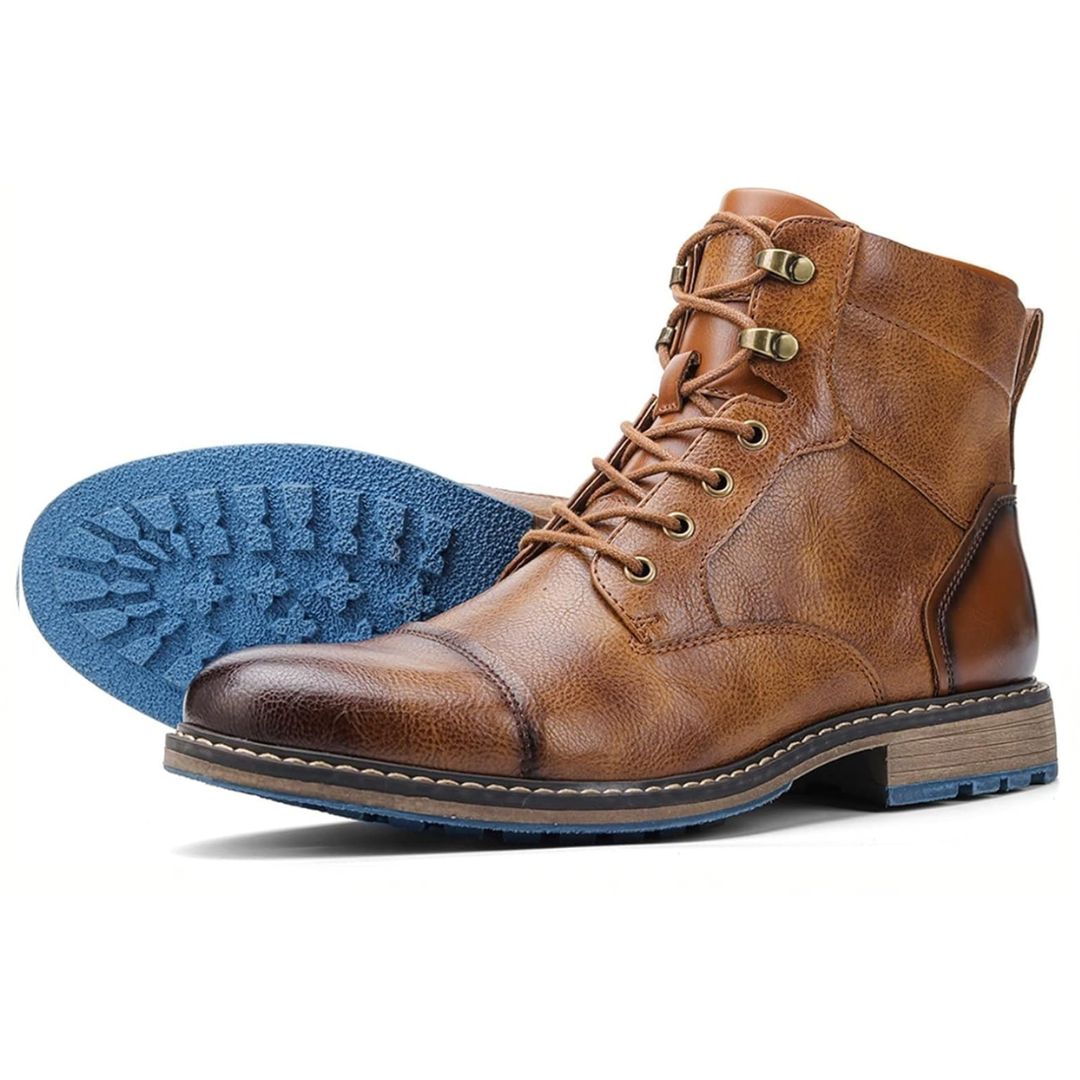 Vintage Herren Haferl Sneakers Wagner in Braun, ideal für Oktoberfest & Alltag.