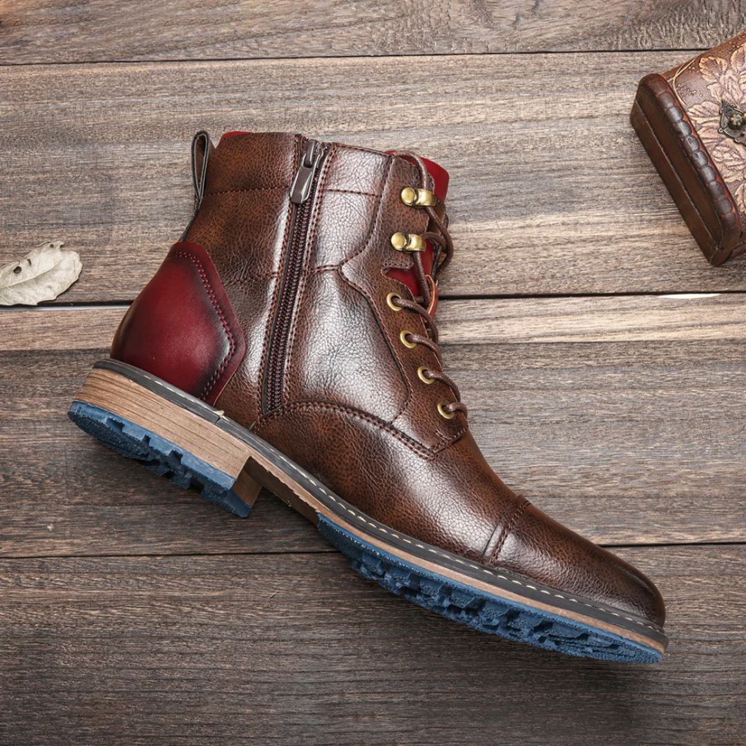Nahaufnahme der robusten Sohle der Herren Haferl Sneakers Wagner.