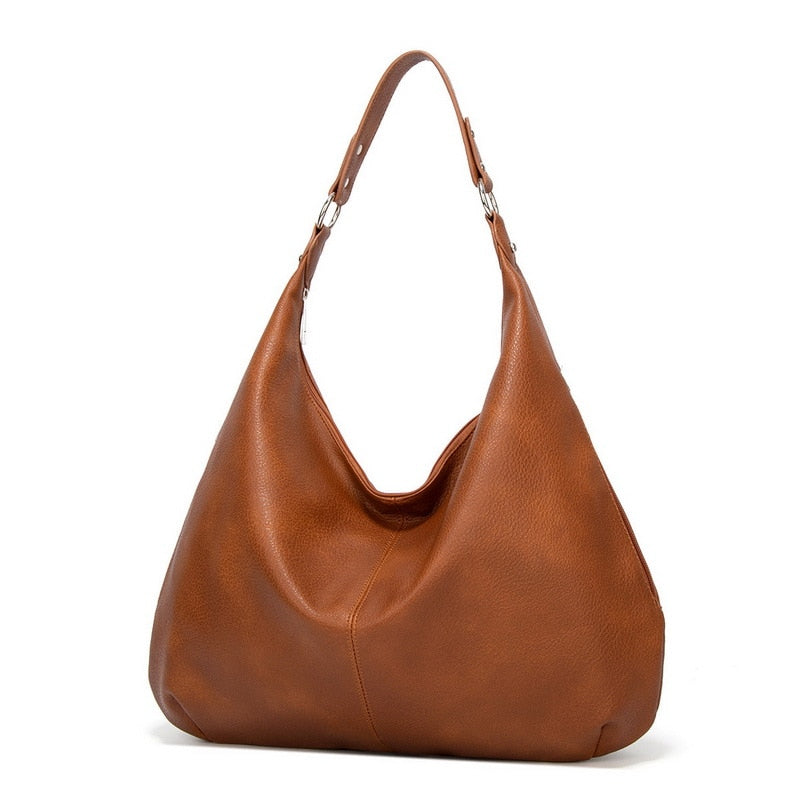 Elegante Damen Schultertasche in Schwarz, ideal als stilvolle Alltagstasche für Frauen.