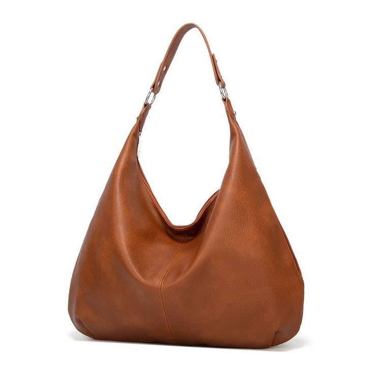 Elegante Damen Schultertasche in Schwarz, ideal als stilvolle Alltagstasche für Frauen.