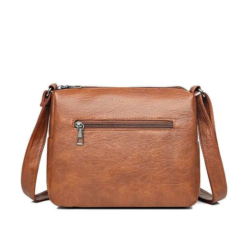 Zeitlose Damen Messenger Tasche, ganzjährig tragbar, elegant und praktisch.