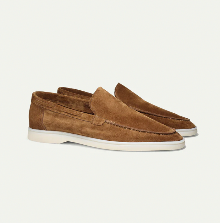 Herren-Slipper, elegante Loafer aus echtem Leder, komfortable Business- & Freizeitschuhe, ideal für Herbst & Frühling.