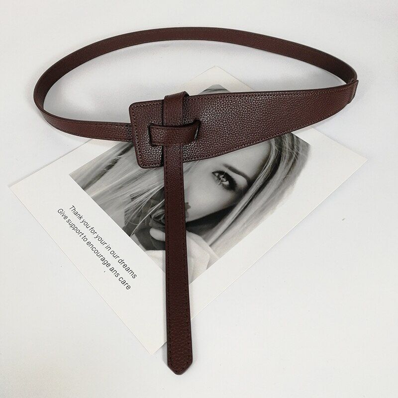 Vielseitiger Unisex Knoten-Taillengürtel, perfekt zum Stylen von Damen- und Herren-Outfits.