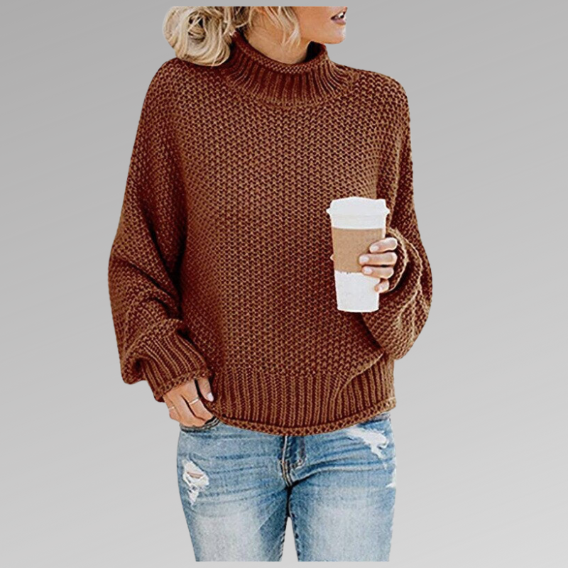 Vielseitiger Damen Pullover, elegant & gemütlich. Modisches Langarm-Oberteil für Herbst- und Winteroutfits.