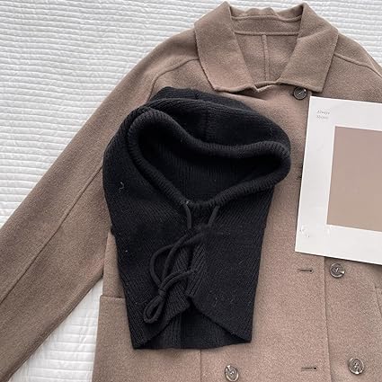 Stylischer Unisex Winter-Halswärmer mit Kapuze, Einheitsgröße, perfekt für Outdoor-Mode und Wärme.