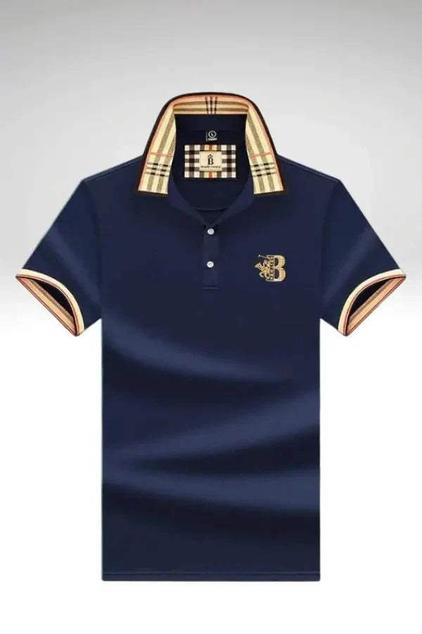 Klassisches, elegantes Herren Polohemd für stilvolle Freizeit- & Alltagsoutfits. Kurzarm, vielseitig.
