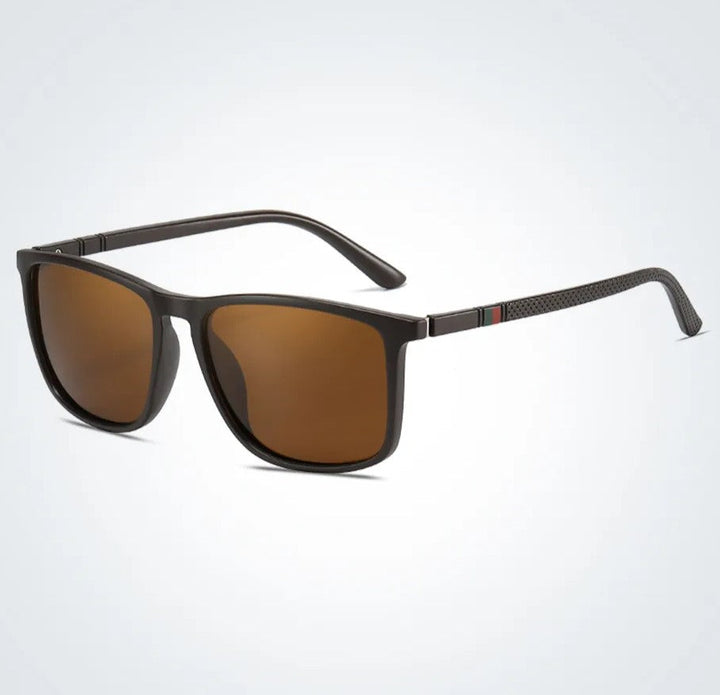 Unisex polarisierte quadratische Sonnenbrille mit UV400 Schutz, perfekt für blendfreie Sicht im Sommer.
