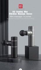 Tragbare Mini Massagepistole, ideal für Sportler. Fördert Muskelregeneration & Tiefenmassage unterwegs. USB-C.
