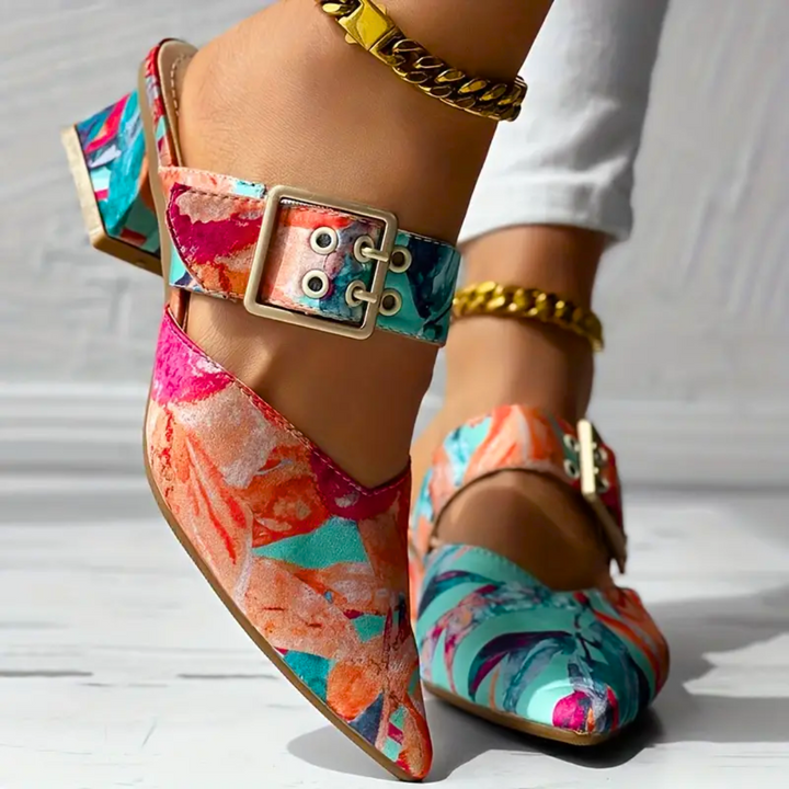 Komfortable Damen Pumps bunt mit stabilem Absatz, ideal für jeden Anlass. Elegante Absatzschuhe für Damenmode.