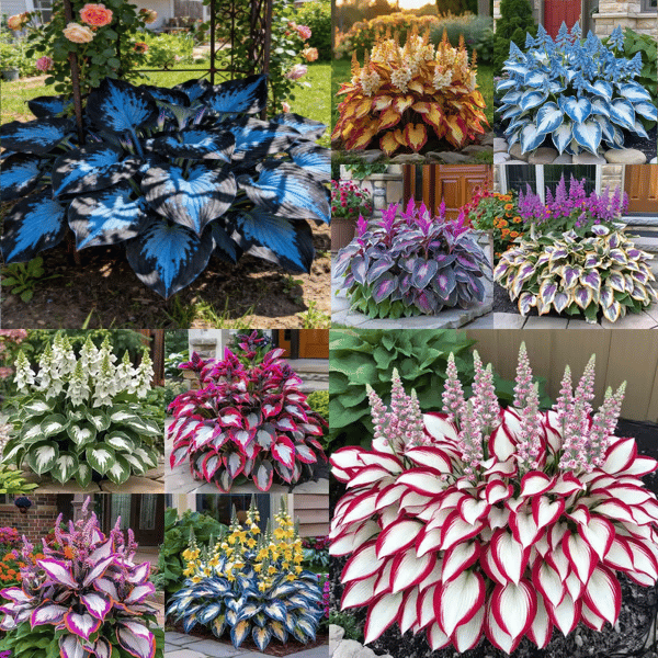 Hosta Funkien Samen, ideal für winterharte, mehrjährige Zierpflanzen im Garten.