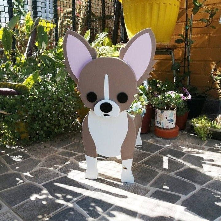 Pflanzgefäß Hund: Originelle Geschenkidee, Tierdeko, auch für Kinderzimmer geeignet.