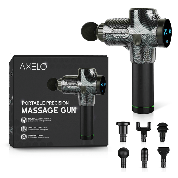 Tragbare Massagepistole für Sportmassage, Faszienlockerung und schnelle Muskelerholung.