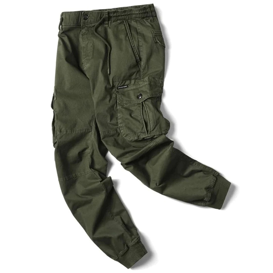 Trendige Herren Cargo Hose, grau, für das ganze Jahr, komfortabel und strapazierfähig.