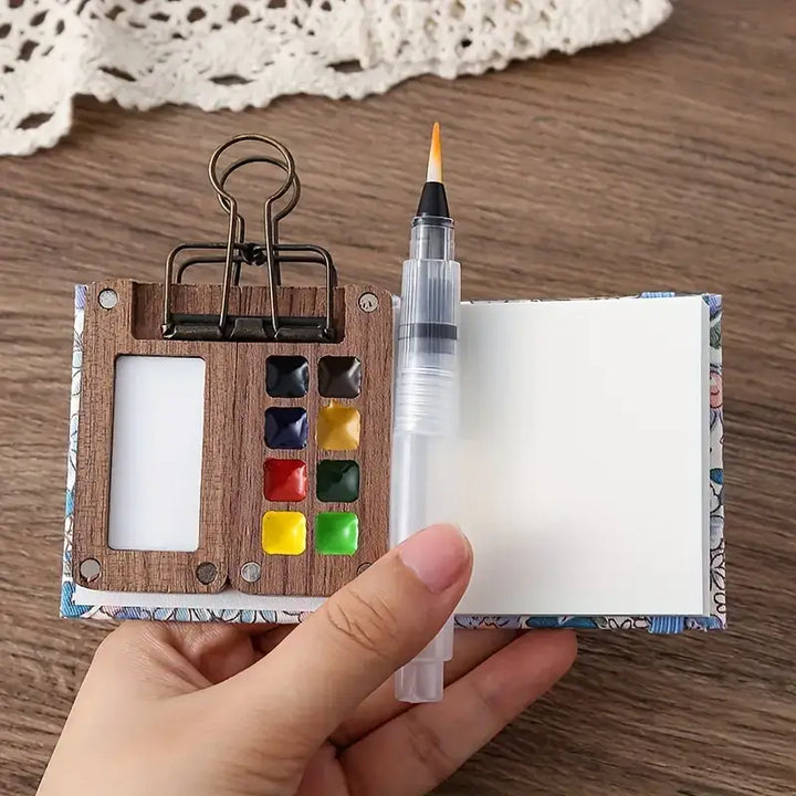 Hochwertiges Aquarell-Malkasten-Doppelpack mit je 24 Farben. Ideales Malset als Geschenk.