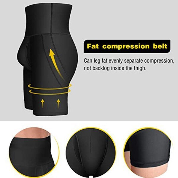 Premium Herren Shapewear Shorts: Bauchkontrolle, hoher Tragekomfort, unsichtbar & figurformend für Männer.
