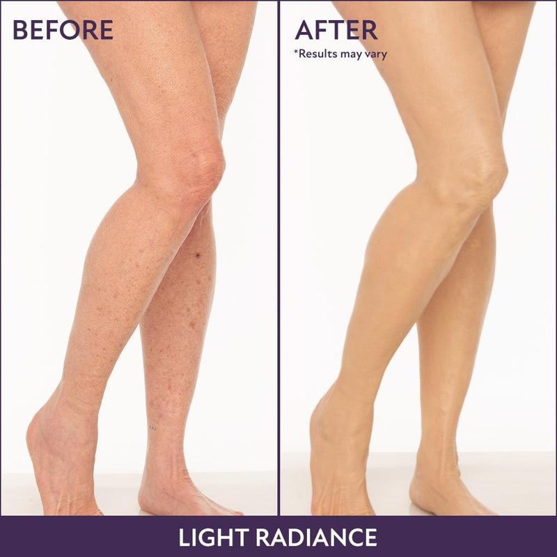 24h Halt mit GlowSilk Body Perfector, schweiß- & wasserfest für einen strahlenden Körperteint.