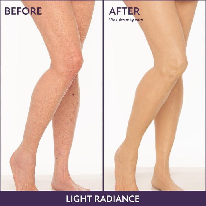 24h Halt mit GlowSilk Body Perfector, schweiß- & wasserfest für einen strahlenden Körperteint.