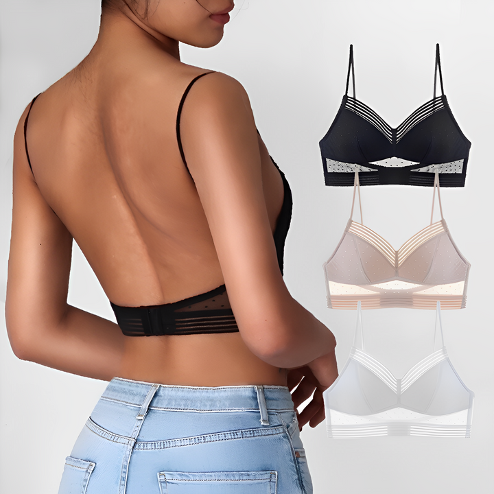 Damen nahtloser Bralette BH mit Spitze, bügelfrei für Komfort, unsichtbar unter Kleidung.