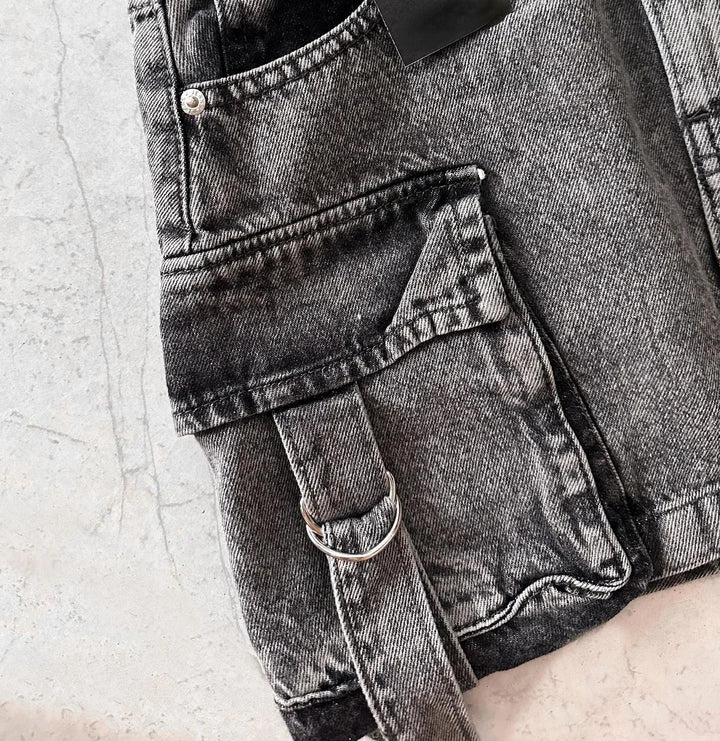 Celeste Damen Jeansrock, vielseitiger A-Linien Minirock, leicht kombinierbar für verschiedene Outfits.