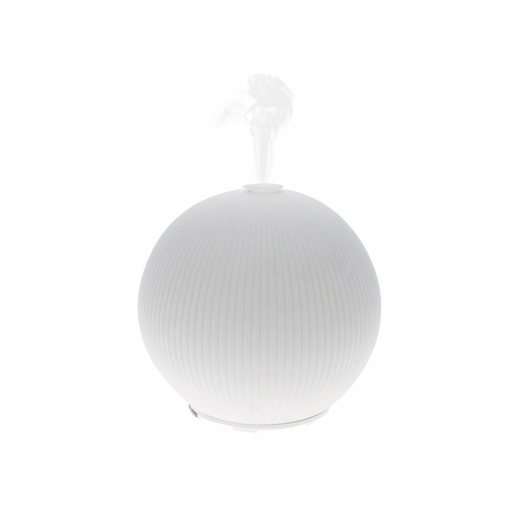 Ultraschall-Luftbefeuchter & Duft-Diffusor aus Keramik mit Fernbedienung für Wellness & Raumklima.