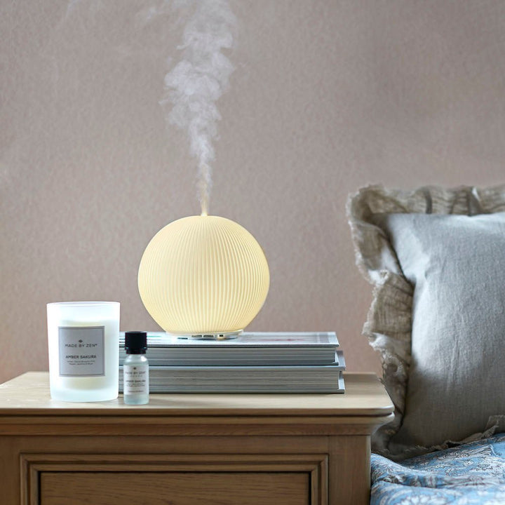 Stilvoller Keramik Duft-Diffusor als Deko-Element & Ultraschall-Aromatherapie-Gerät für Ihr Zuhause.