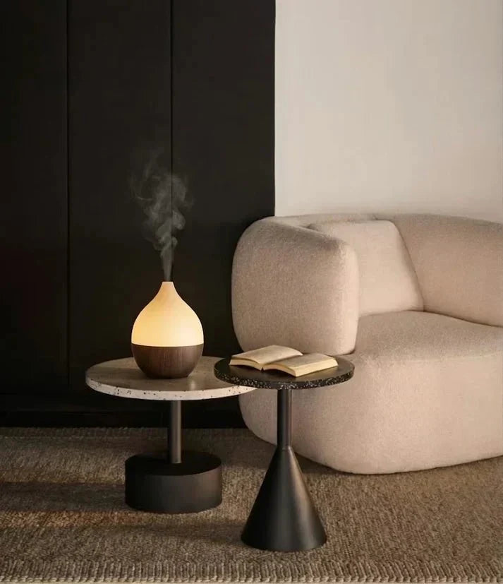 Stilvoller Mini Diffuser mit Kaltnebel-Funktion für angenehmen Raumduft & Entspannung.
