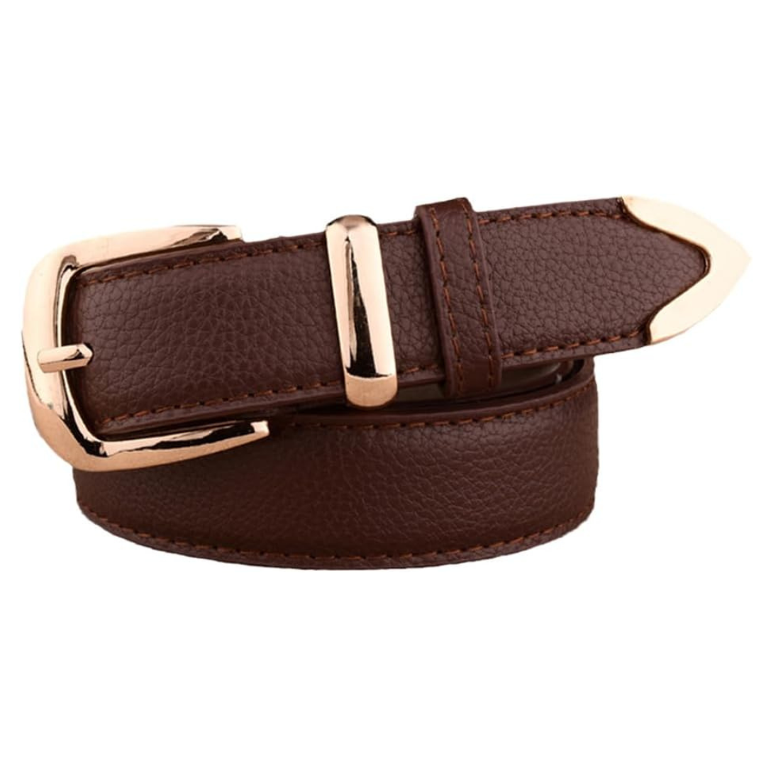 Unisex Retro Gürtel mit eleganter Dornschließe; zeitloses Mode-Accessoire für Damen und Herren.
