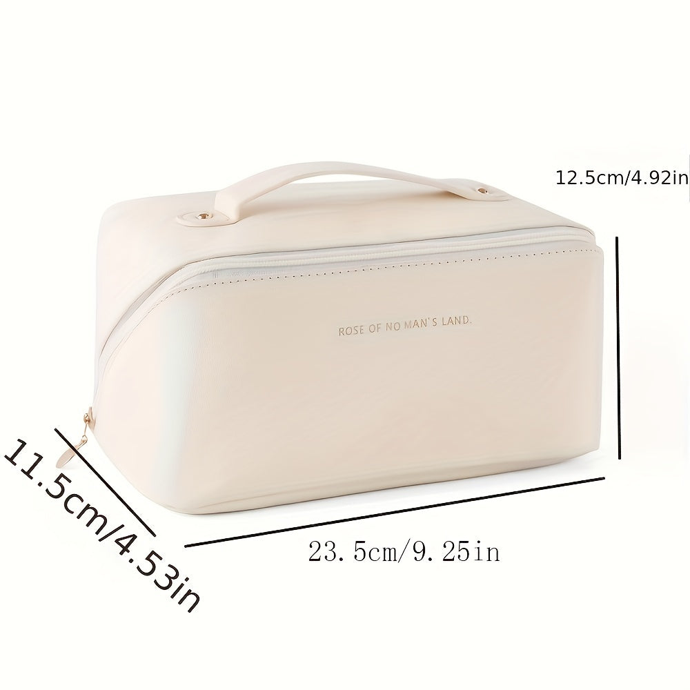 Stilvolle Damen Kosmetiktasche, robuster Make-up Organizer für Reisen, hochwertiges Beauty-Accessoire.