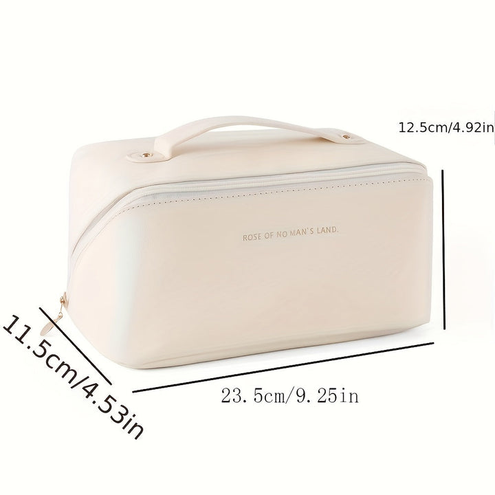 Stilvolle Damen Kosmetiktasche, robuster Make-up Organizer für Reisen, hochwertiges Beauty-Accessoire.