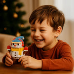 Weihnachts-Blauer Schneemann