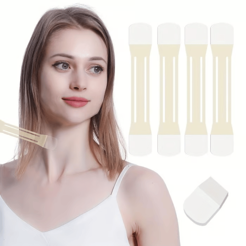 Unsichtbares Hals- & Gesichtslifting Tape für sofortige Hautstraffung und jugendlichen Lifting-Effekt.
